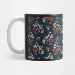 Tropical Flower Pattern Mug